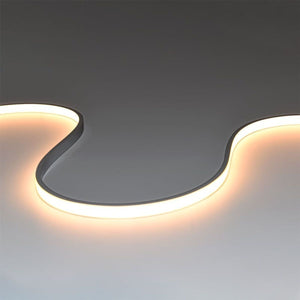 Neón LED flexible 24V DC - 5x11mm - 5 metros - Kit completo - 11W/m - 320ch/m - IP67 - Curvatura vertical