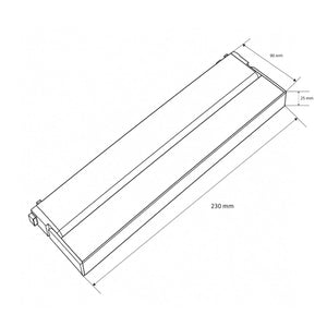 Foco lineal orientable para carril magnético - 18W - 120º - 26mm - CCT + SMART - 48V (12)