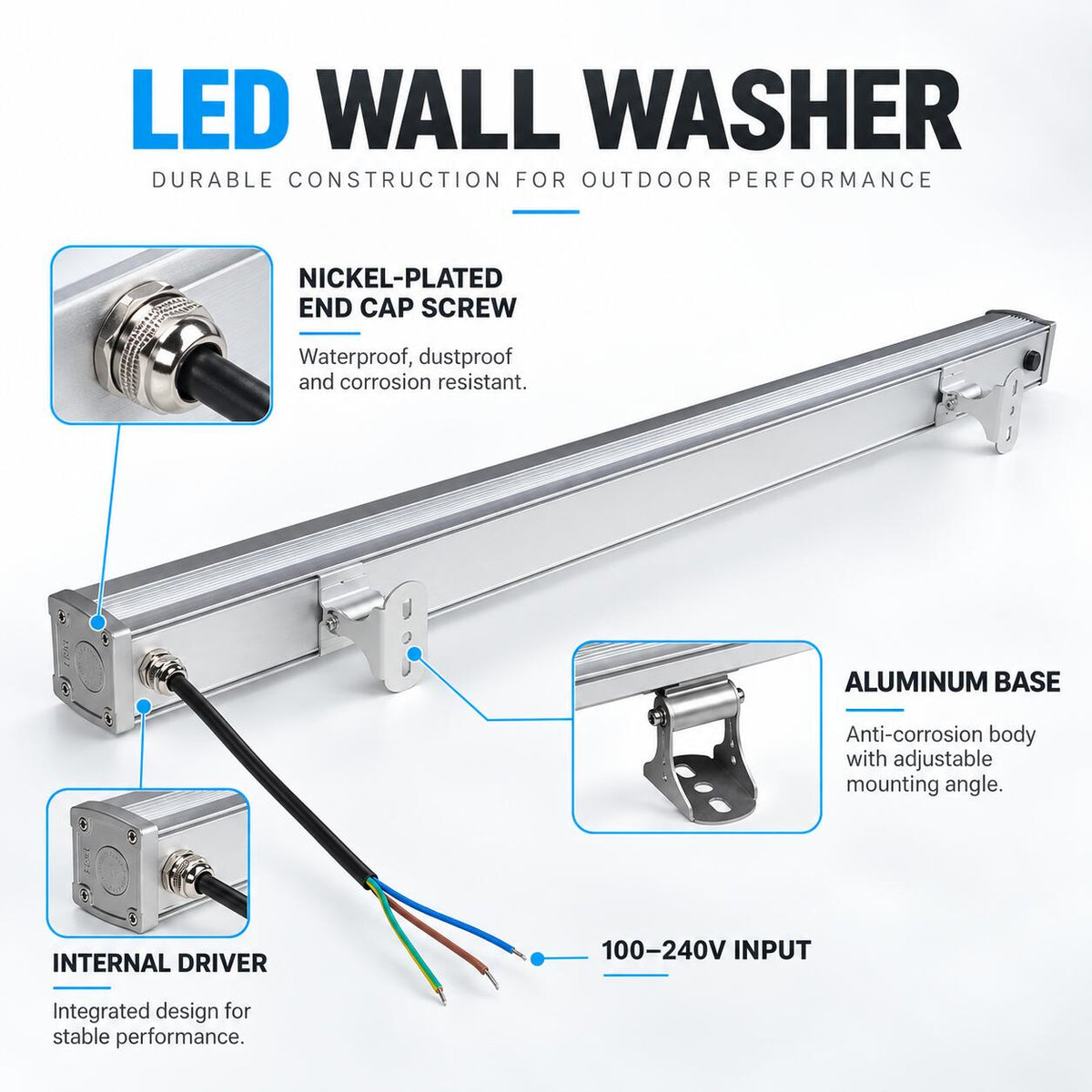 Bañador de pared LED RGB+CCT 48W control RF/WiFi | Mi Light (6)