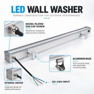 Bañador de pared LED RGB+CCT 48W control RF/WiFi | Mi Light (6)