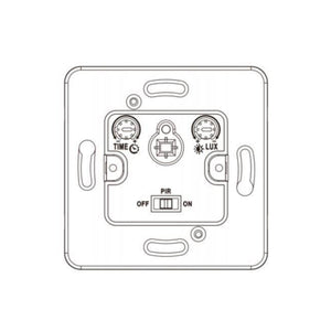 Sensor de movimiento PIR de pared redondo 160º (4)