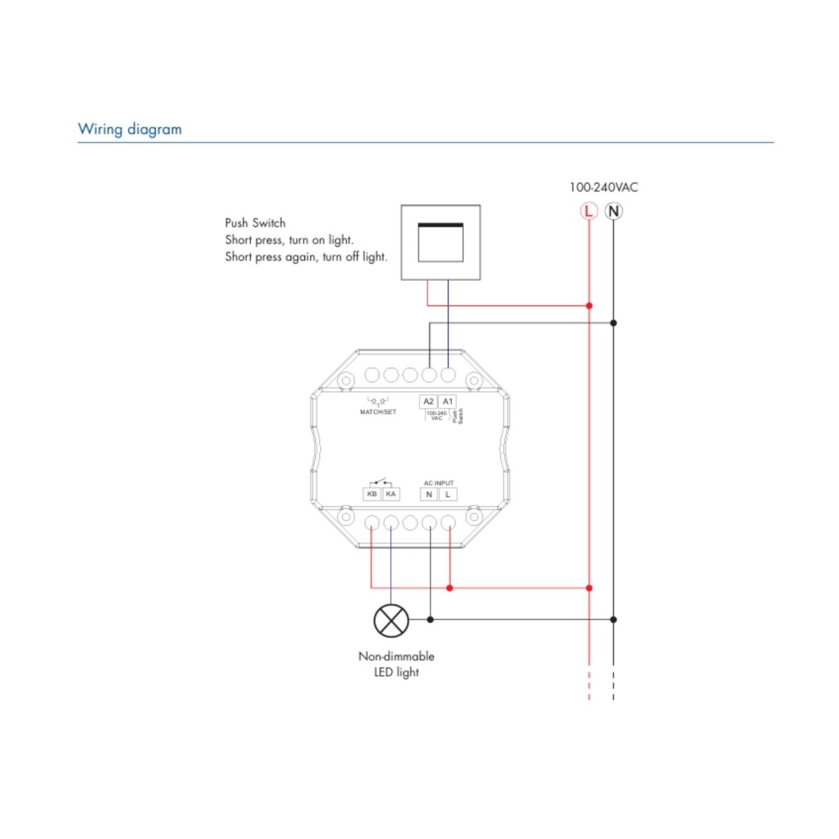 Interruptor Relay - WiFi+RF - 100-240V AC - 10A-8A-6A - TUYA - Skydance - Barcelona Led-Control y regulación