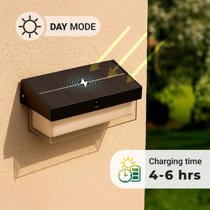 Lámpara LED solar con sensor de microondas - 3000K - IP65 - 900lm (4)
