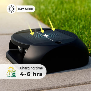 Luz LED solar de exterior - 3000K - 4 LED - 15 lm - IP65 (1)