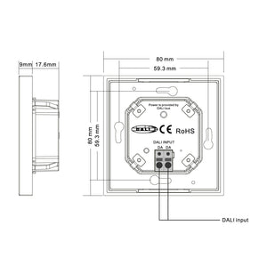 Interruptor de pared DALI-2 - 4 teclas programables - Bus DALI (3)