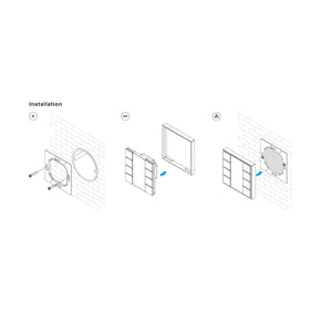Interruptor de pared DALI-2 - 8 teclas programables - Bus DALI (1)