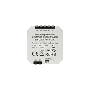 Acoplador DALI-2 - NFC programable - 4 pulsadores