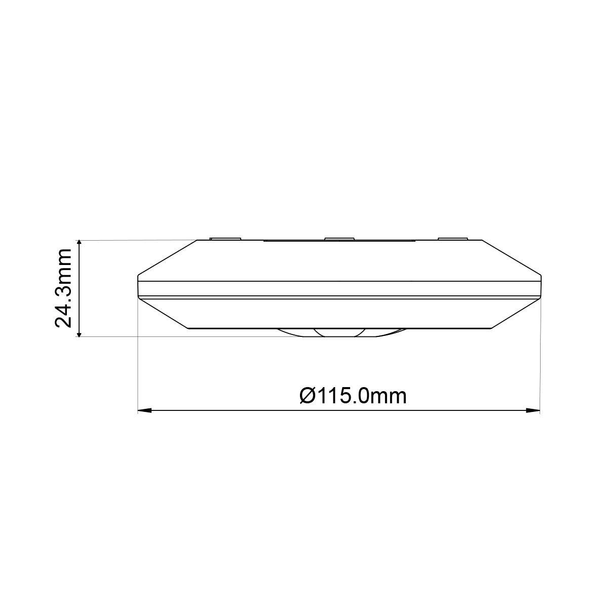 Sensor PIR de movimiento - Superficie - 1000W - 360° - IP20 (5)