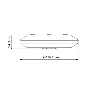 Sensor PIR de movimiento - Superficie - 1000W - 360° - IP20 (5)