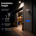 Wall-mounted PIR motion sensor - 240° - 1000W - IP65 4