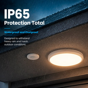 Sensor PIR de movimiento - Empotrable - 600W - 360° - IP65 (3)