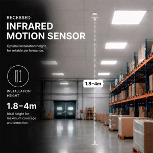 Sensor PIR de movimiento - Empotrable - 600W - 360° - IP65 (2)