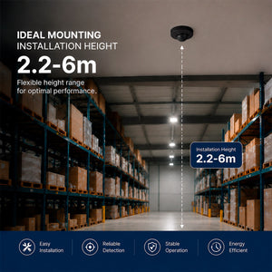 Sensor de movimiento PIR - 2 en 1 - 360º - 1000W - IP44 (10)