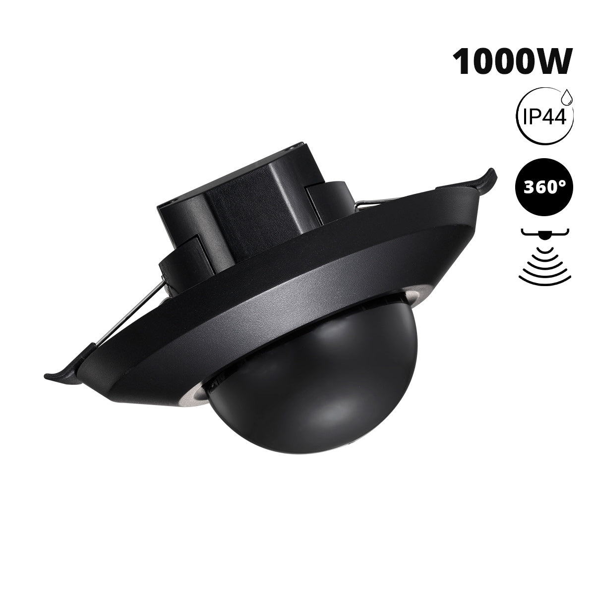 Sensor de movimiento PIR - 2 en 1 - 360º - 1000W - IP44 (6)