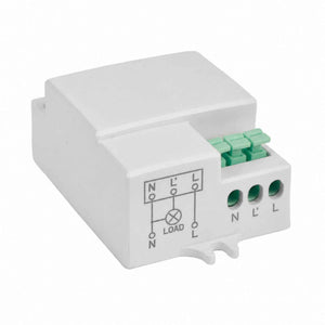 Sensor de movimiento microondas con conexión lateral - Superficie - 180°/ 360º - 300W - IP20 (1)