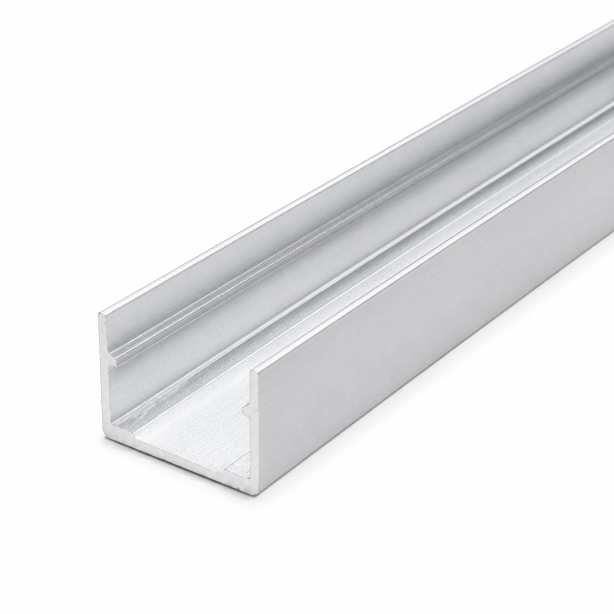 Perfil de acero 16x16 mm para fundas de silicona - 2 metros | Accesorios | Barcelona Led