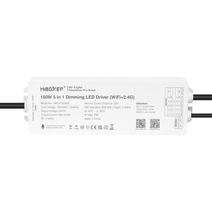 Controlador de tira LED RGB / RGBW con fuente de alimentación 150W - 24V DC - WIFI+2.4G - IP67  5 EN 1 (1)