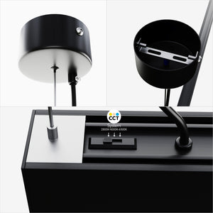 Lámpara lineal LED DOB CCT - 60W - 180cm - 120lm/W - PVC - Suspensión (17)