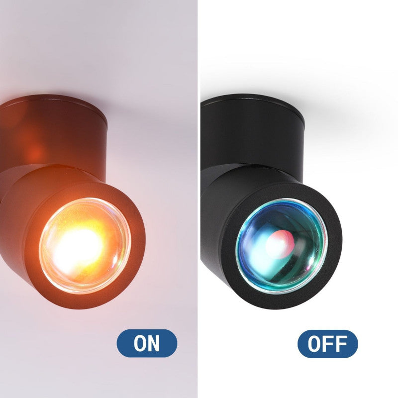 Aplique de pared y techo "FLOC" - 8W - Efecto atardecer - 1800K (15)