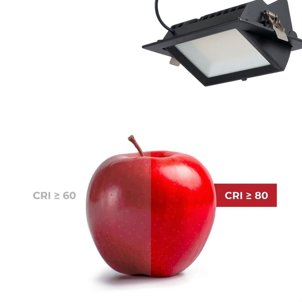 Downlight LED rectangular orientable CCT 60W - 100° Driver LIFUD - Barcelona Led-