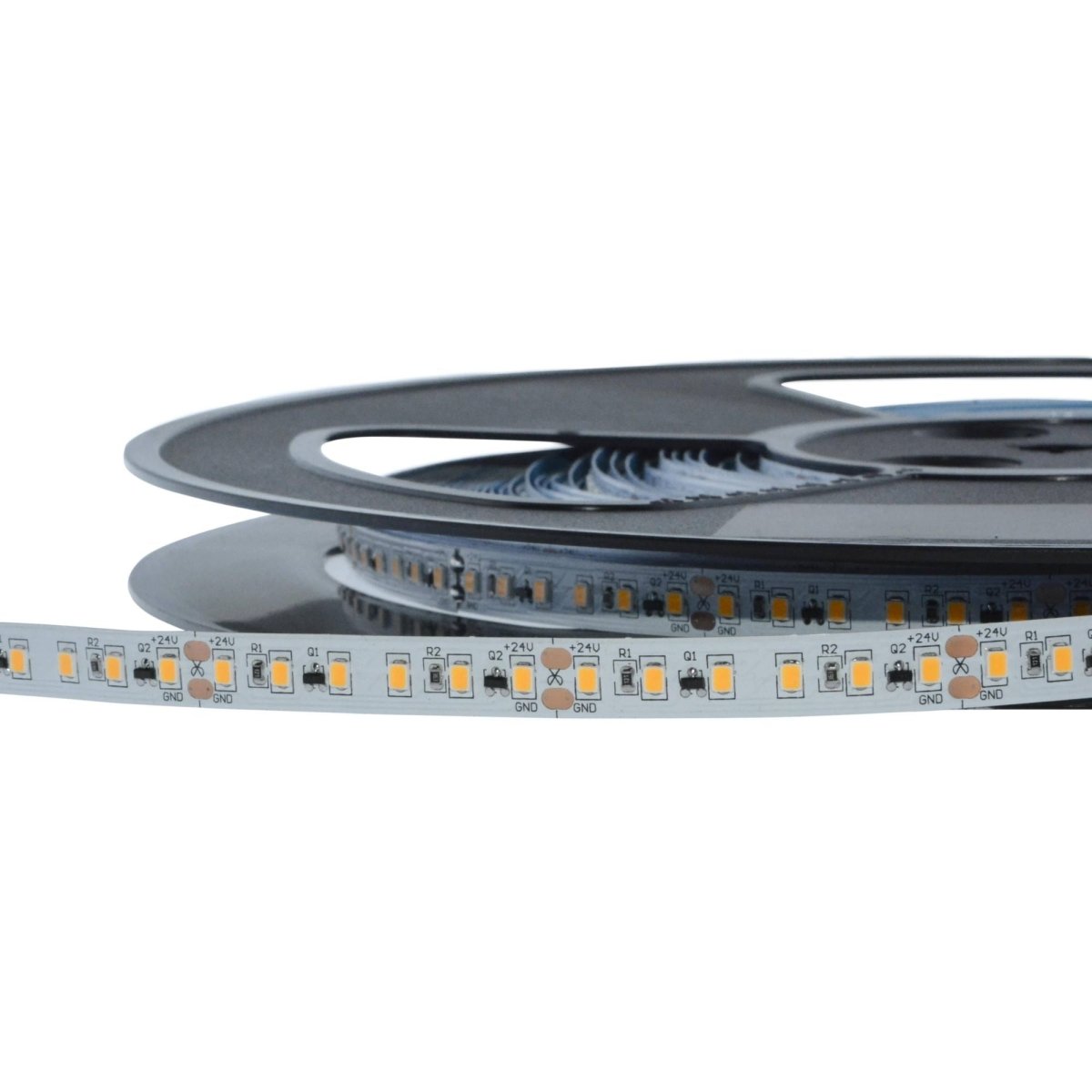 Tira LED 24V-DC - 15W/m - monocolor - 10mm - IP20 - Rollo 30 metros - 120 chips/m - Corte c/10 cm - Barcelona Led-