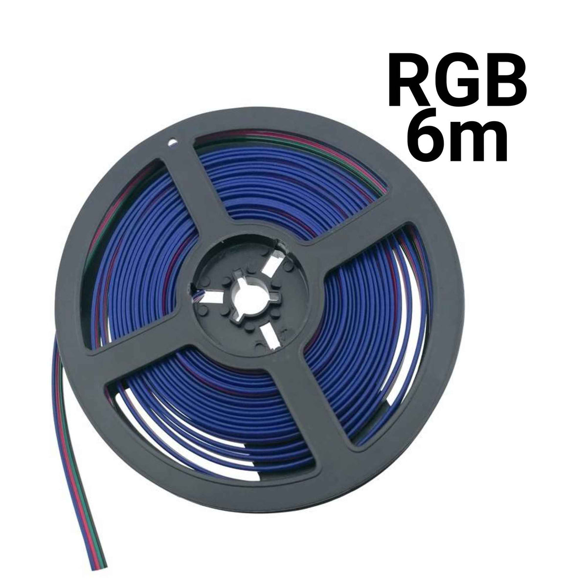 Cable conector para iluminación LED - Monocolor - RGB - CCT - RGBW - RGB+CCT - 12-24V - 6 metros (9)