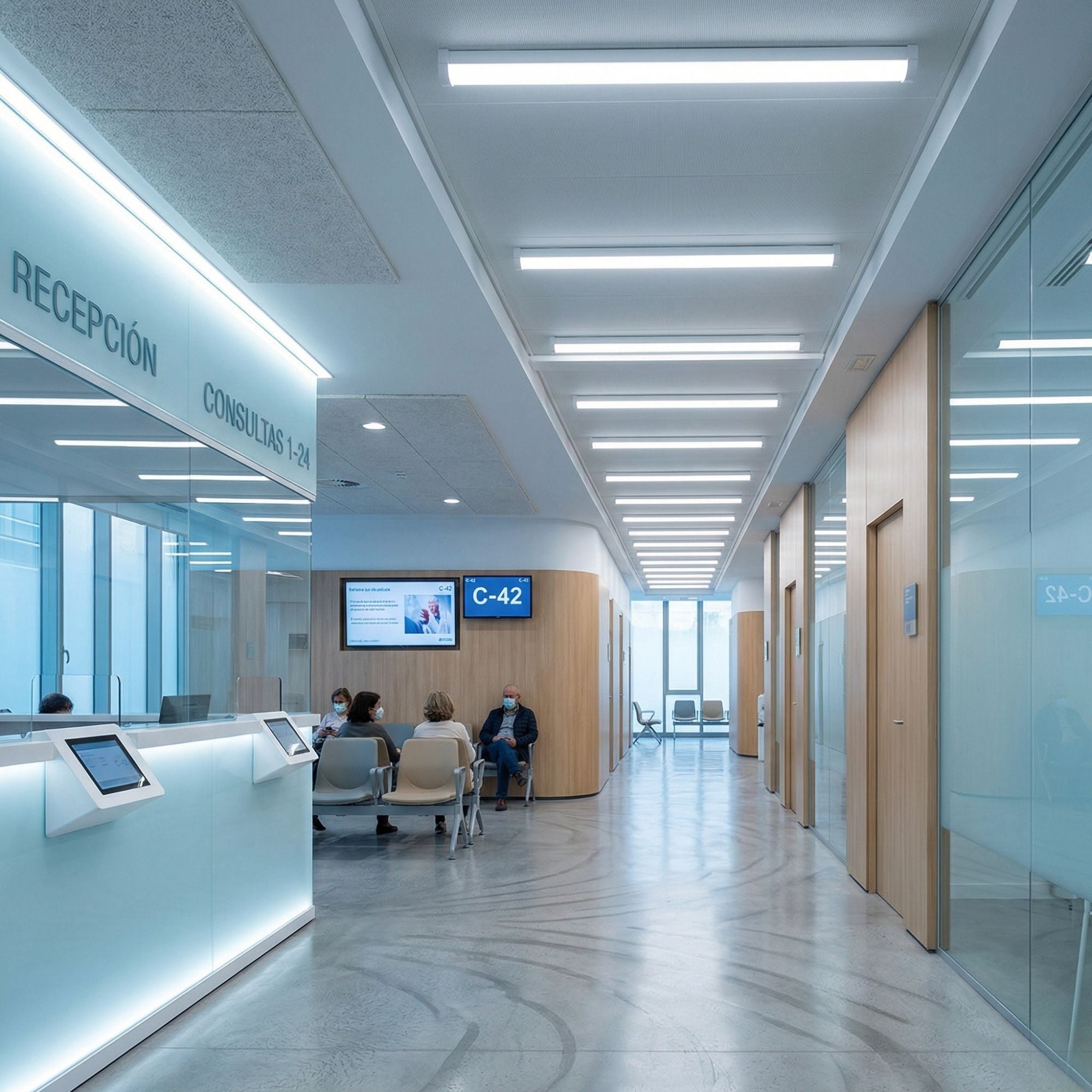 Luminaria lineal LED de alta potencia CCT - 40W - 120cm (5)