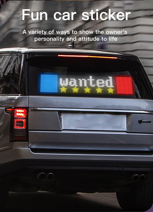 Display LED flexible programable - 78 x 20 cm - USB + Bluetooth + mando a distancia (3)