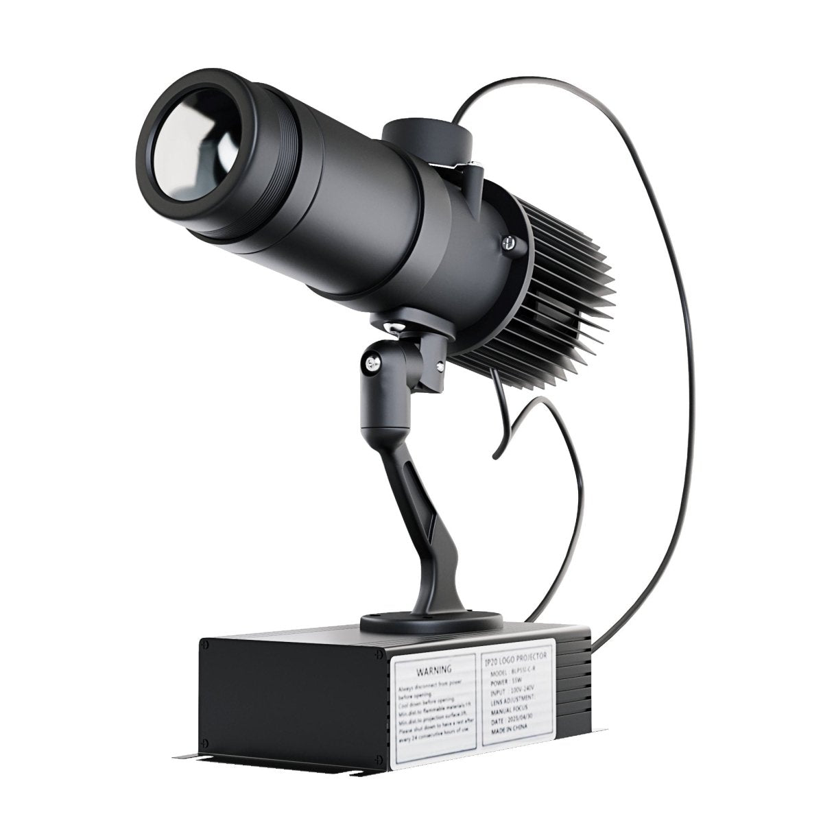 Proyector de logos LED GOBO 55W Rotatorio- Interior - Óptica 20° - IP20 - Barcelona Led-