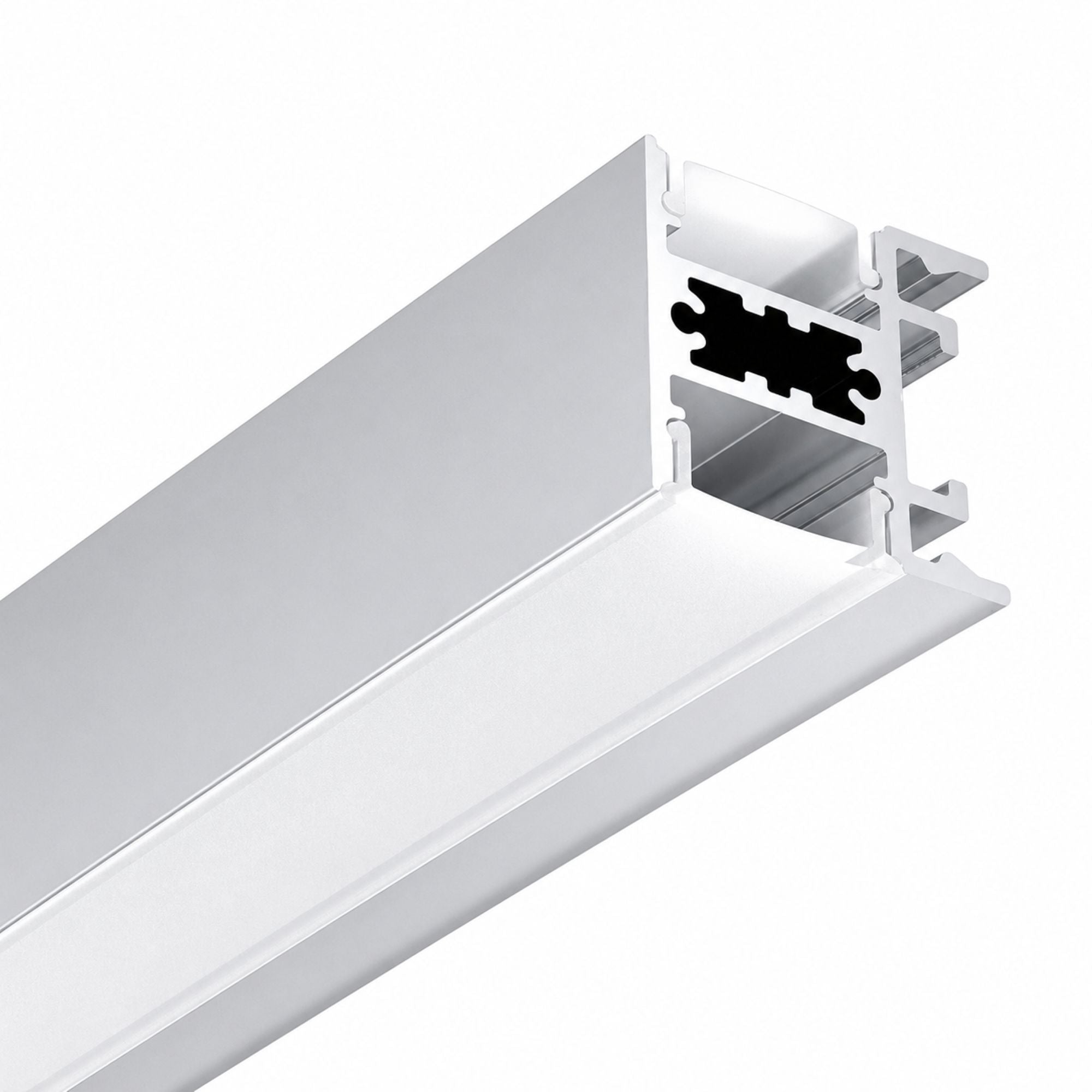 Perfil de aluminio para tira LED doble-  23.5x22.6mm - Tira ≤ 12mm -  2 metros (3)