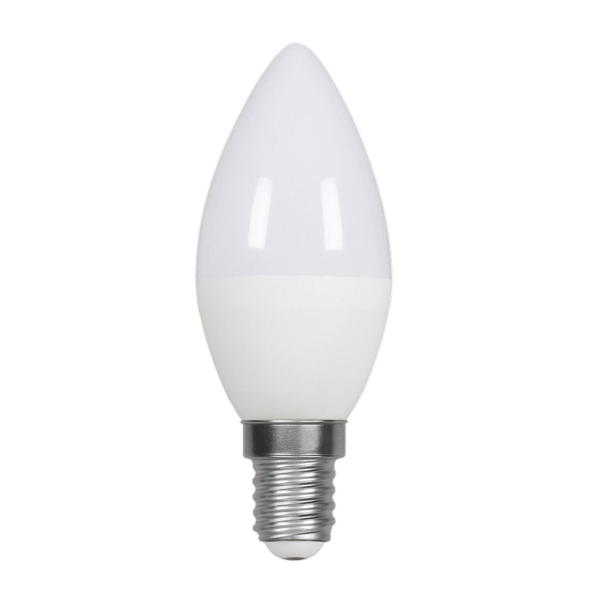 Bombilla vela LED E14 C37 4.5W — Opal | Disponible en luz cálida, neutra y fría - Barcelona Led-