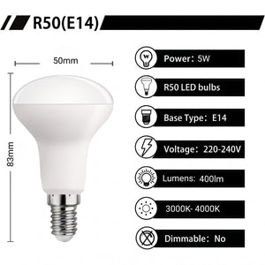 Bombilla LED reflectora - E14 R50 - 5W (3)