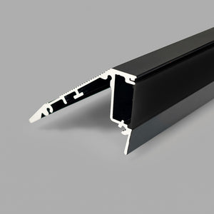 Perfil tira LED para escaleras - 54mm - Con difusor - 2 metros - 1mm - 360g/m (7)