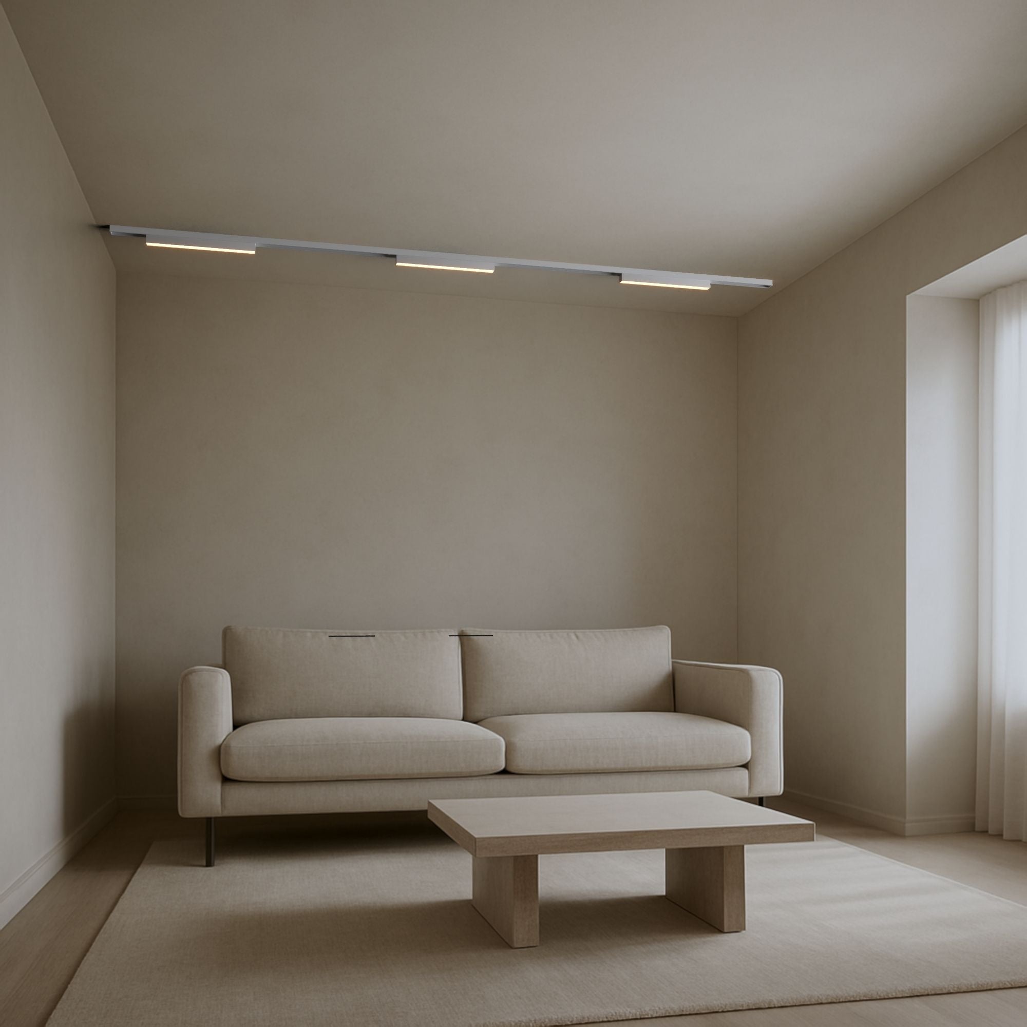 Carril magnético 2627 de superficie y suspensión - 20mm - 48V - 2 metros (14)