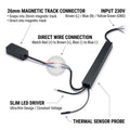 Magnetic Track Start Connector - 26mm 4