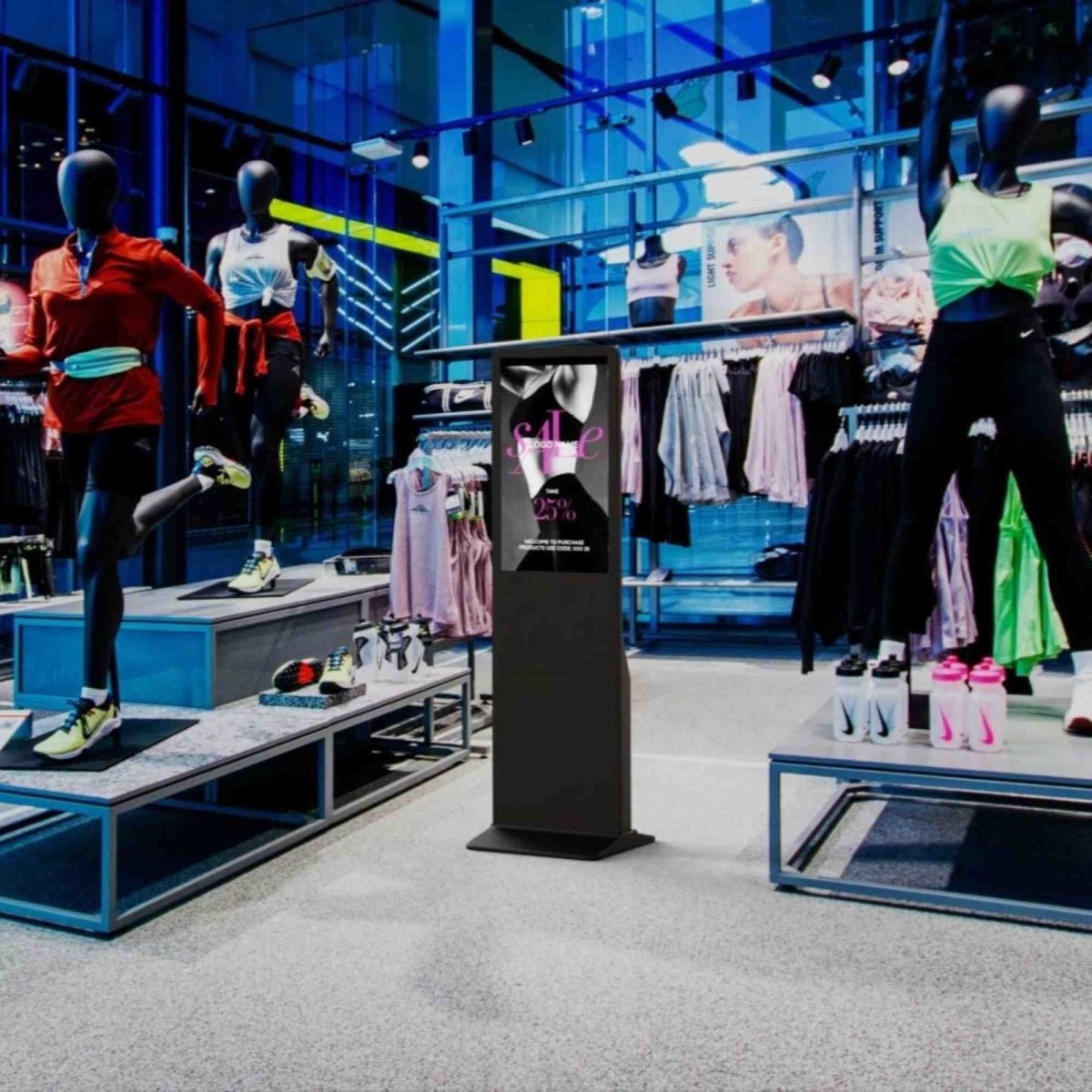 Tótem Publicitario Digital No Tactil 32" Full HD - Android 13 – Cartelería Vertical para Interior - Barcelona Led-Signage