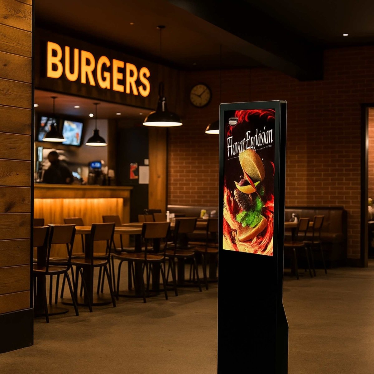 Tótem Publicitario Digital Táctil 32" Full HD - Android 13 – Cartelería Vertical para Interior - Barcelona Led-Signage