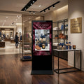 55 inch Full HD digitale touchscreen reclamezuil - Android 9- Verticale reclame voor binnen 4