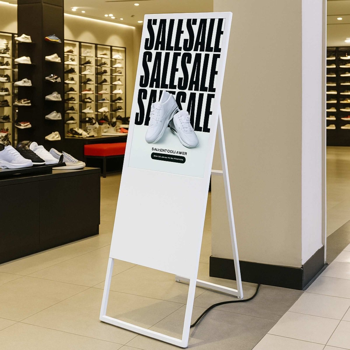 Display publicitario plegable LCD Full HD 32" - Android 13 - Indoor - Barcelona Led-