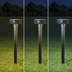 Bolardo solar LED "FIORINA" con sensor PIR - CCT - IP55 - FUMAGALLI (1)