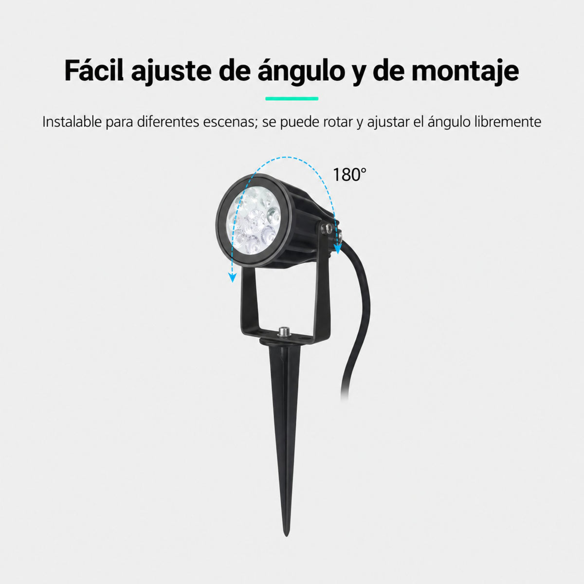 Foco de jardín con pincho LED 6W RGB+CCT | Mi Light (7)