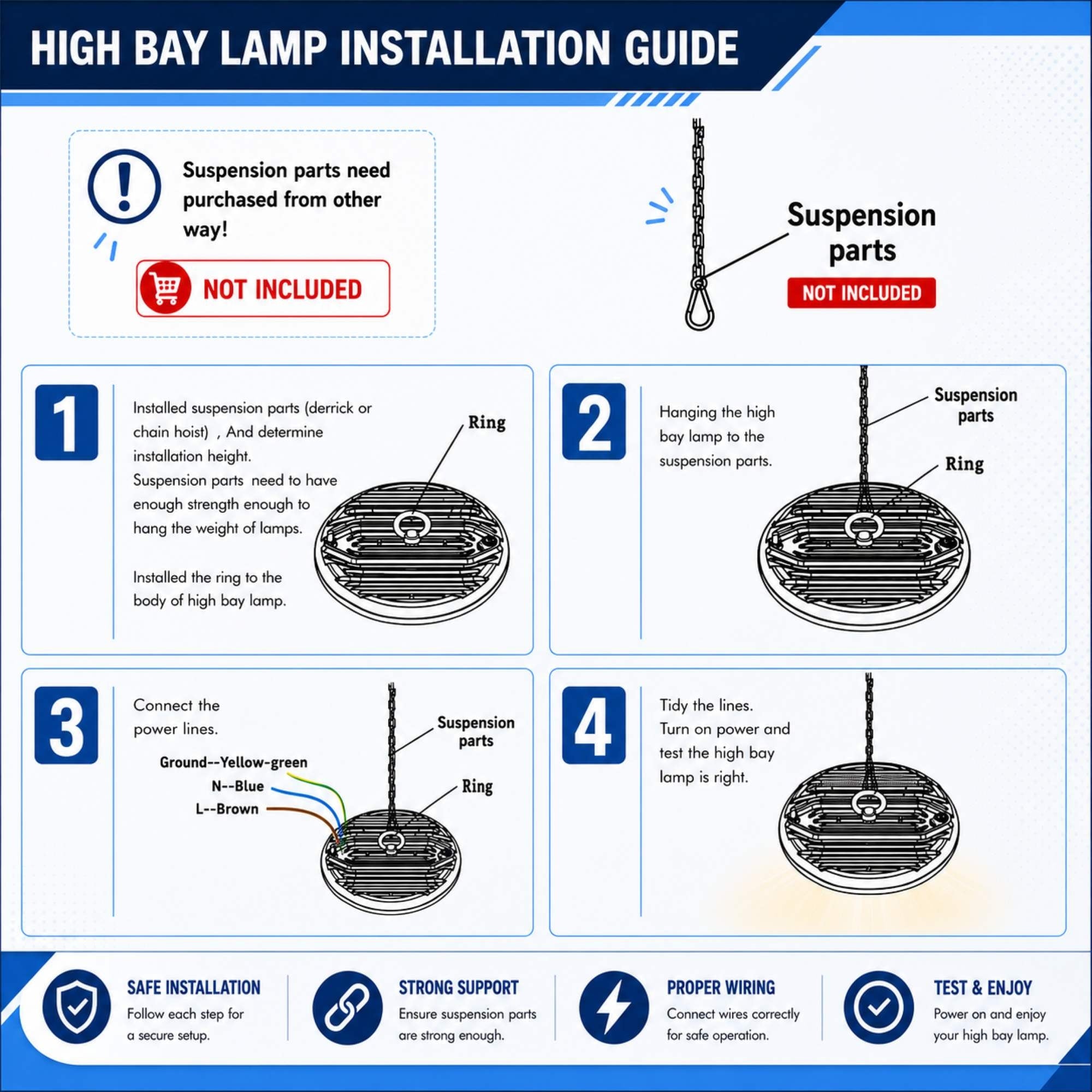 Campana LED industrial UFO - CCT - 200W - 90º - 100lm/w - IP65 (16)