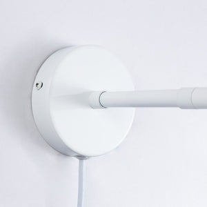 Aplique de pared escandinavo orientable 330° con interruptor y enchufe (6)