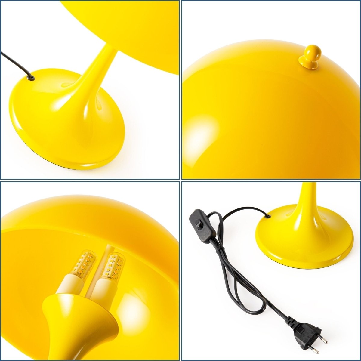 Lámpara de mesa de diseño "MART" - 3 x G9 - Barcelona Led-Decoración