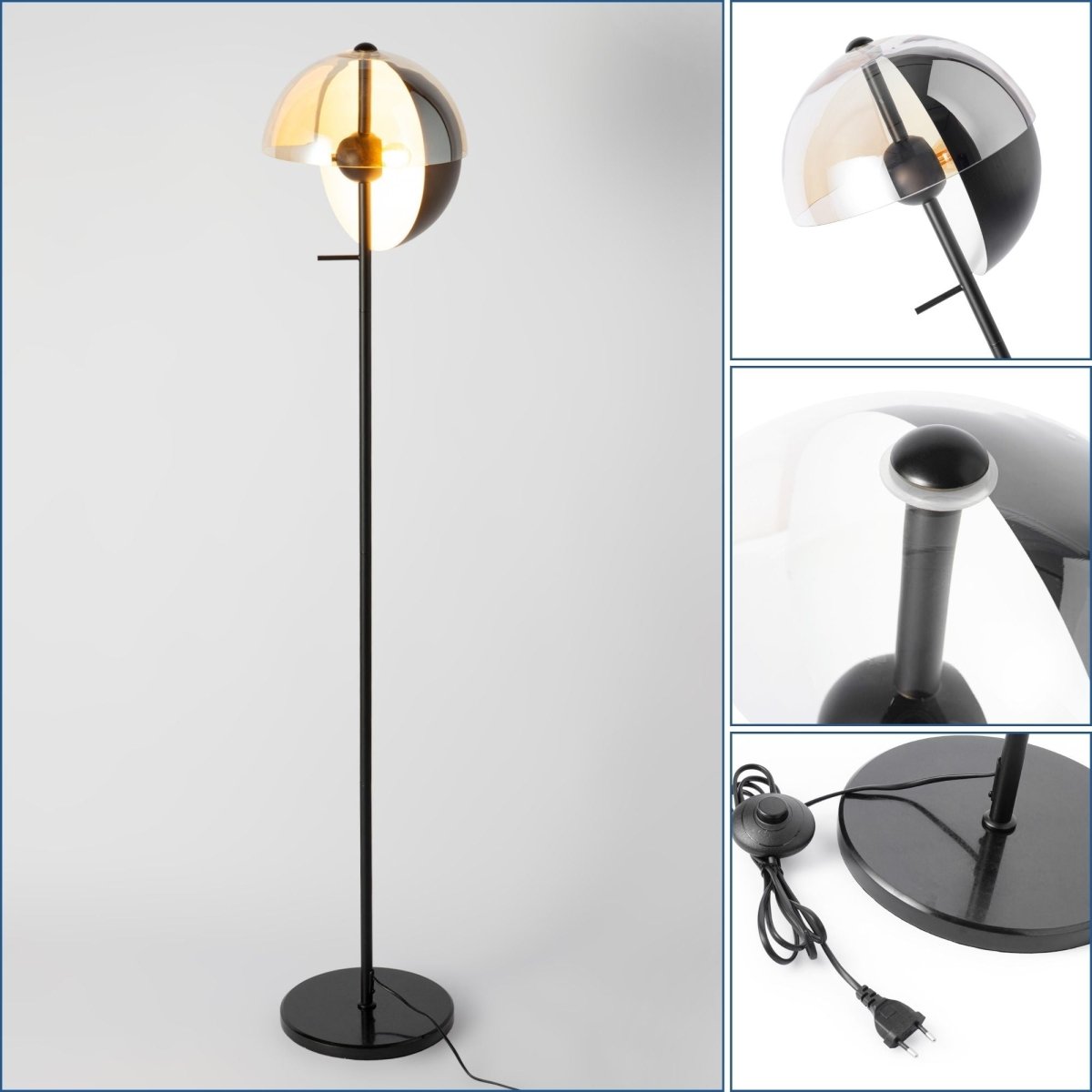 Lámpara de pie de diseño "SPHERE" - E27 - Barcelona Led-Decoración