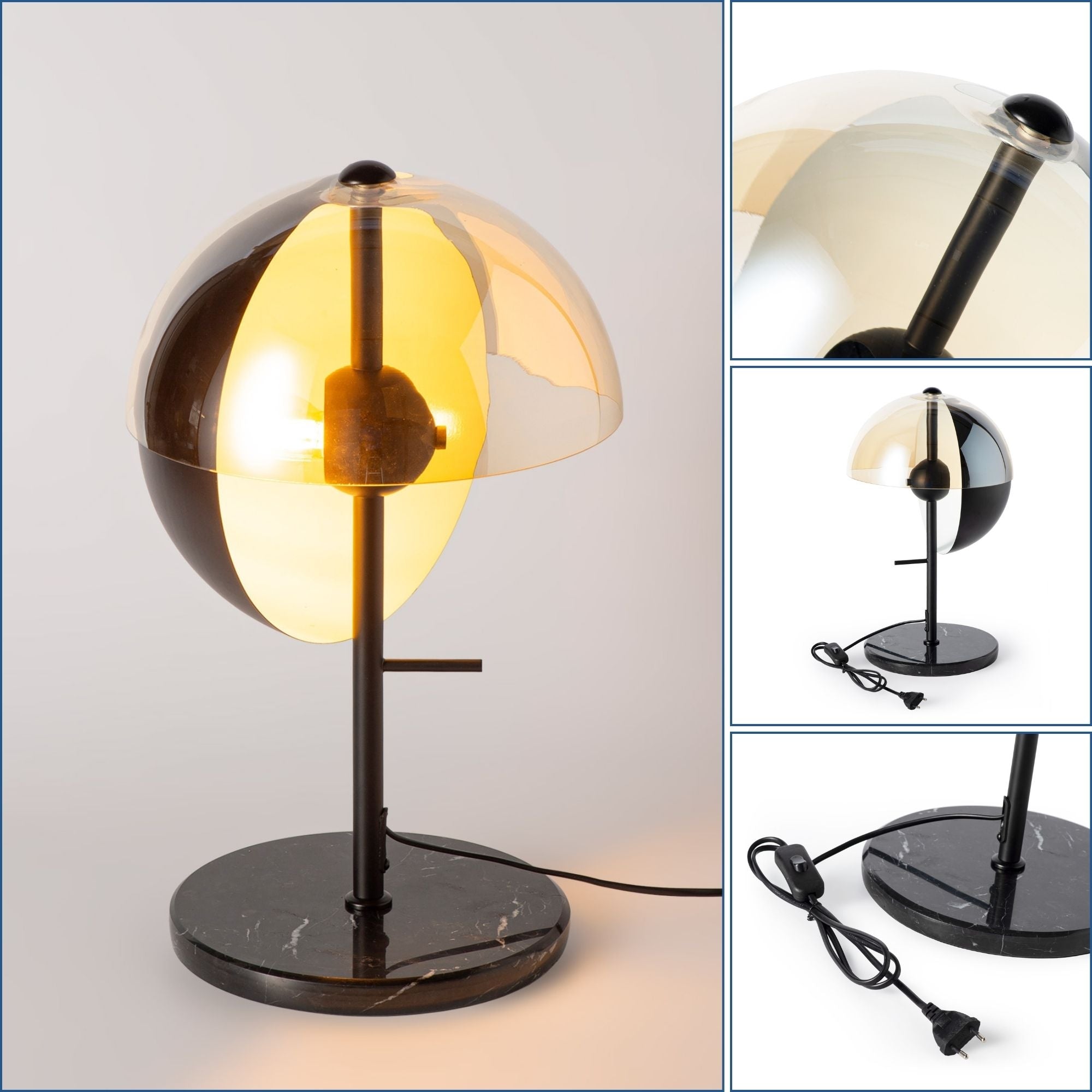 Lámpara de mesa de diseño "UMBRA" - E27 (6)