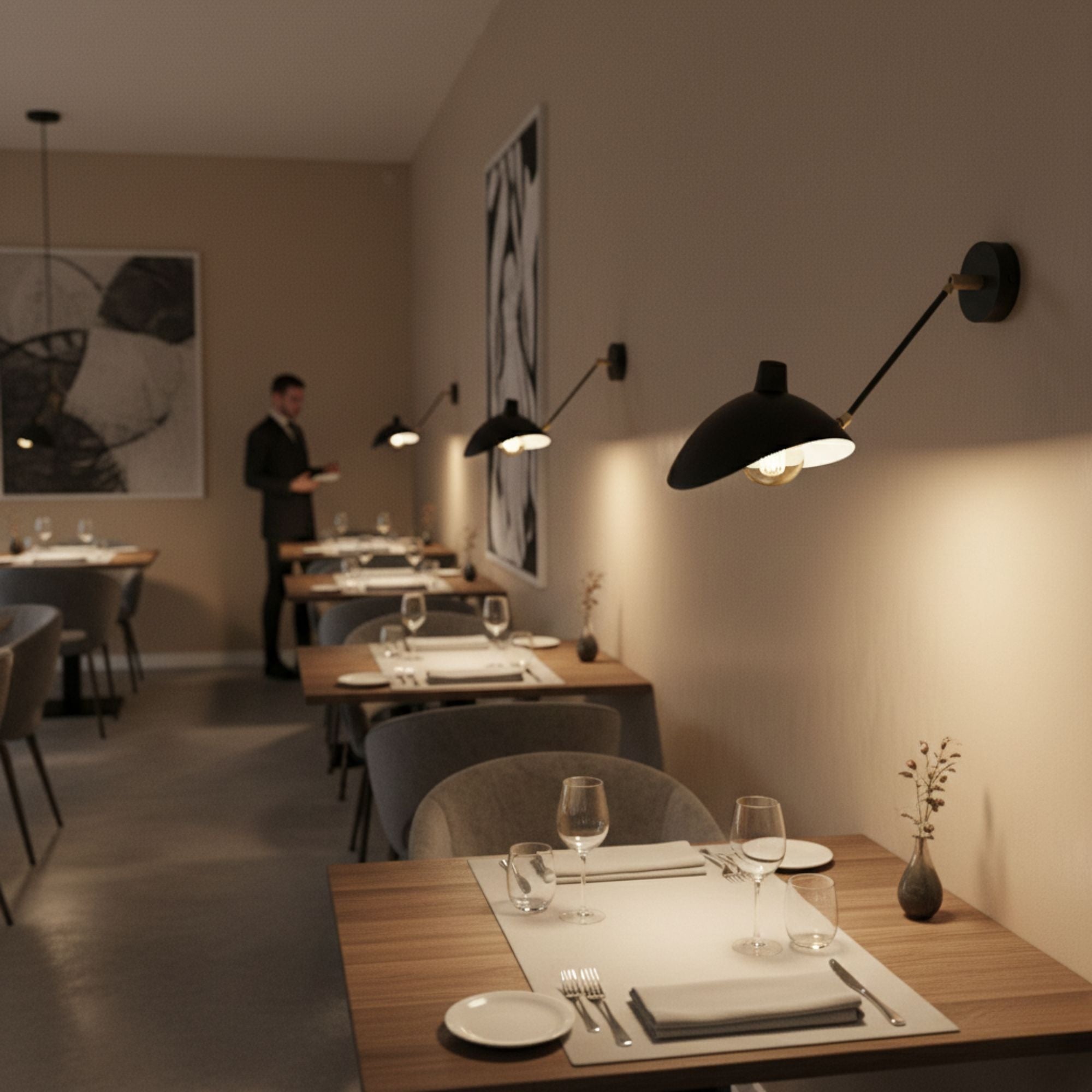 Aplique de pared de diseño "Lumen" - E27 (1)