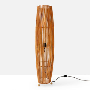 Lámpara de pie de Ratán "LINNEA" - E27 (14)