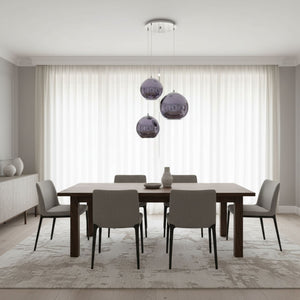 Lámpara colgante cristal triple "KADNIS" - 3 x E27 (47)