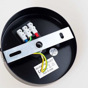 Lámpara colgante bola cristal "JOHN" - E27 - Ø 15cm (56)